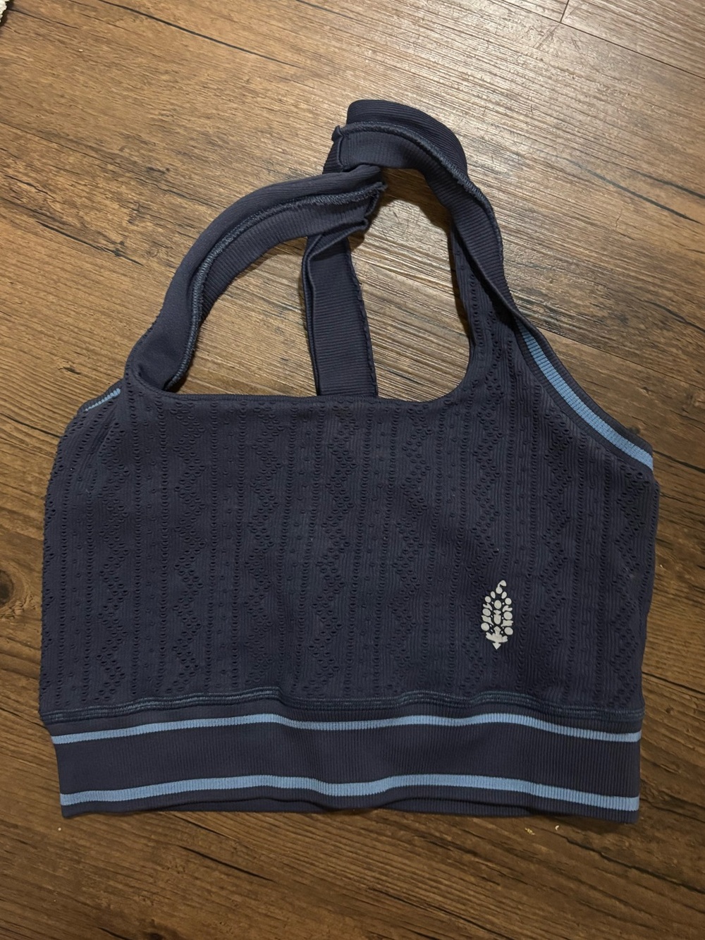 Free People Navy Top